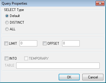 query properties